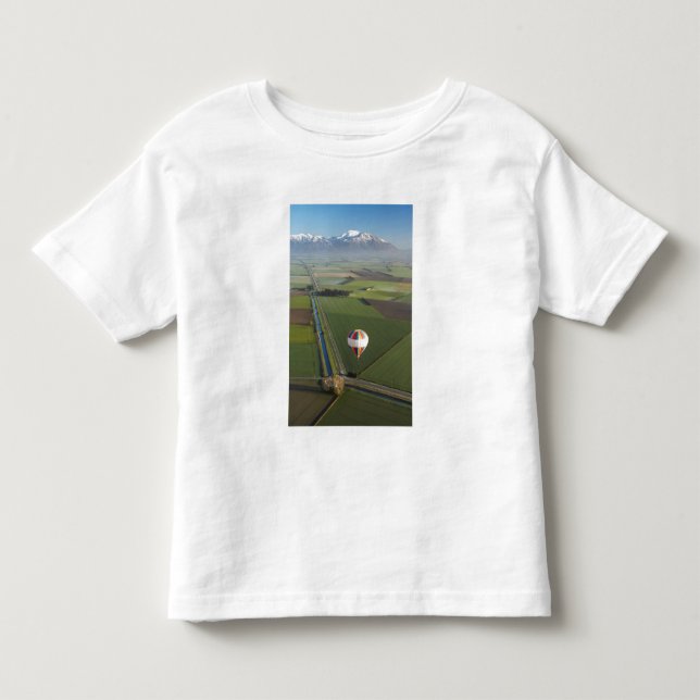 Camiseta De Bebé Globo aerostático, cerca de Methven, Canterbury (Anverso)