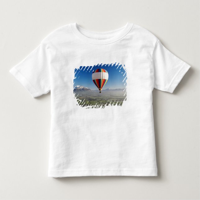 Camiseta De Bebé Globo de aire caliente, cerca de Methven, Canterbu (Anverso)