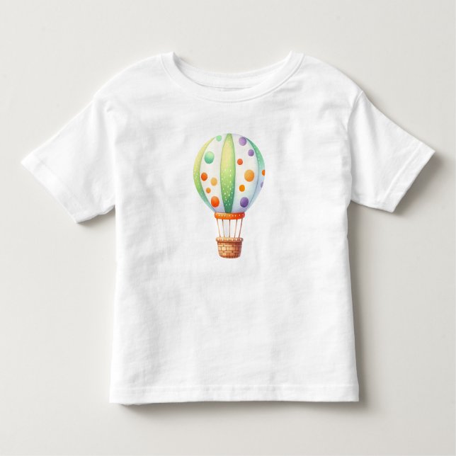 Camiseta De Bebé Globo De Aire Caliente Dramático (Anverso)