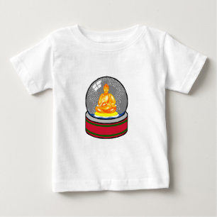 Camiseta De Bebé Globo de Nieve Buda