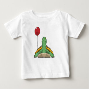 Camiseta De Bebé Globo de tortuga