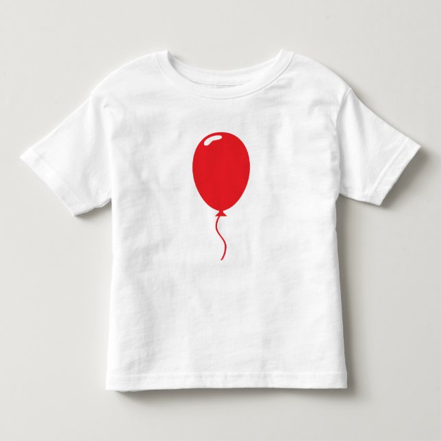 Camiseta De Bebé Globo rojo (Anverso)