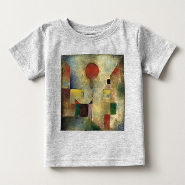 Camiseta De Bebé Globo rojo Paul Klee (Anverso)