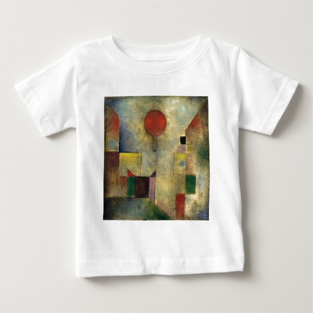 Camiseta De Bebé Globo rojo Paul Klee (Anverso)