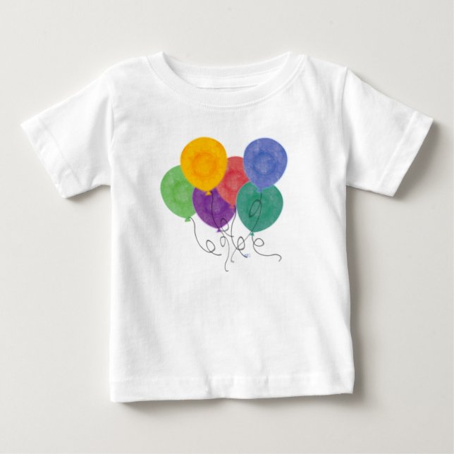 Camiseta De Bebé Globos (Anverso)