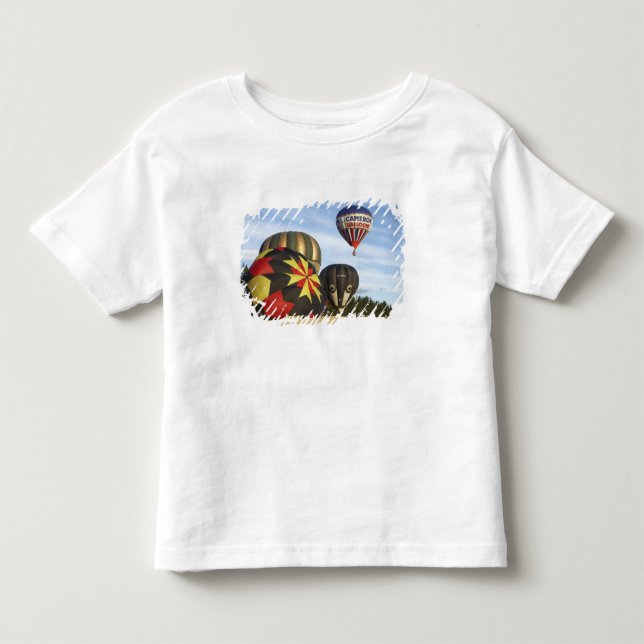 Camiseta De Bebé Globos aerostáticos cerca de Wanaka, Isla Sur, Nue (Anverso)