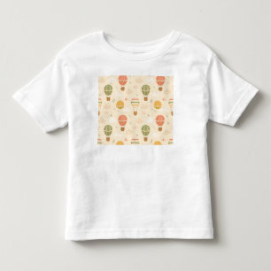 Camiseta De Bebé Globos Aerostáticos Pequeños para Guardería y Niño