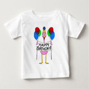 Camiseta De Bebé Globos caprichosos del feliz cumpleaños del