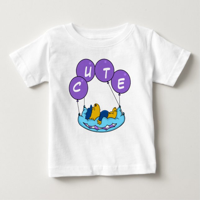 Camiseta De Bebé Globos de almohada de Ferald (Anverso)