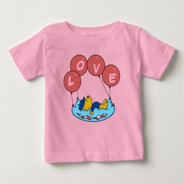 Camiseta De Bebé Globos de almohada de Ferald (Anverso)