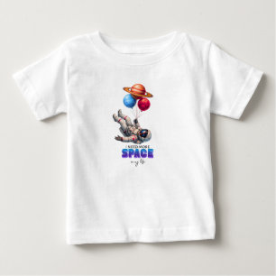 Camiseta De Bebé Globos del Planeta del Astronauta Divertido - Nece