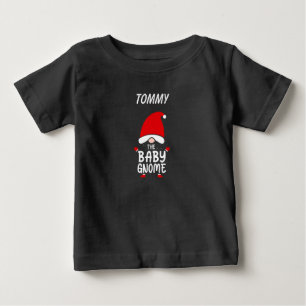 Camiseta De Bebé Gnome de Navidades divertidos de la familia