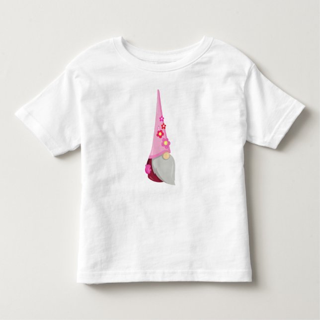 Camiseta De Bebé Gnome de primavera, ganúes de jardín, nome de cuta