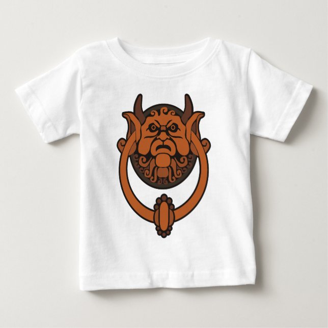 Camiseta De Bebé Goblin Door Knocker (Anverso)