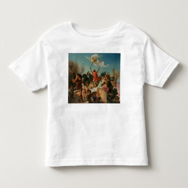 Camiseta De Bebé Godfrey de Bouillon, cruzado francés (Anverso)