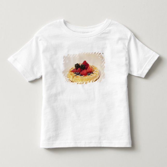 Camiseta De Bebé Gofre de fruta fresca (Anverso)