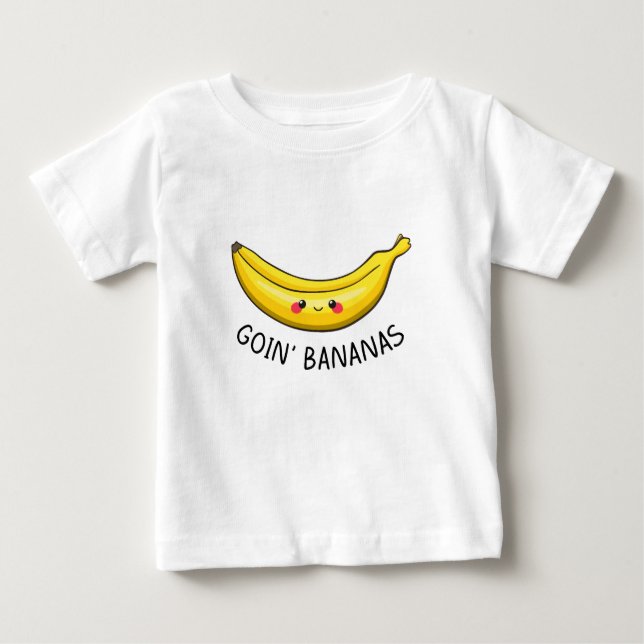 Camiseta De Bebé Goin' Bananas (Anverso)