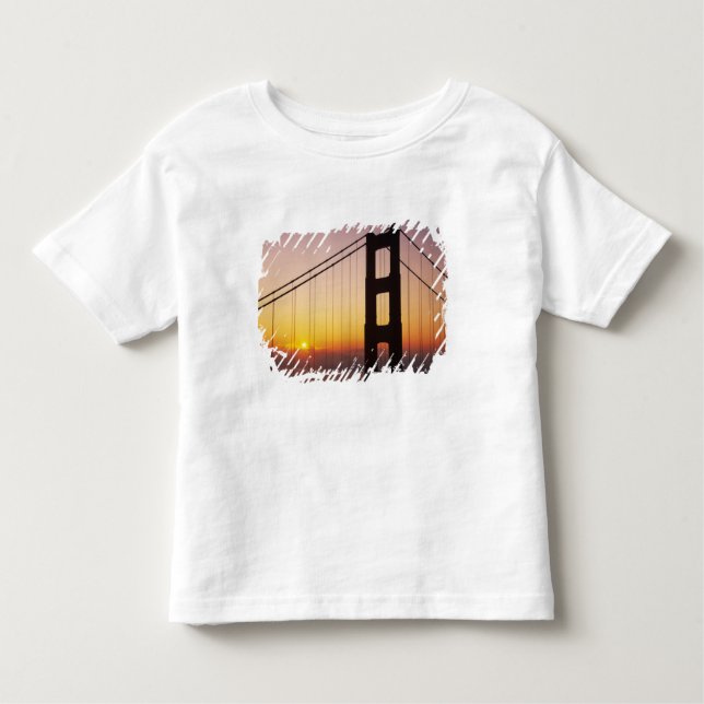 Camiseta De Bebé Golden Gate Bridge, San Francisco, California, 3 (Anverso)