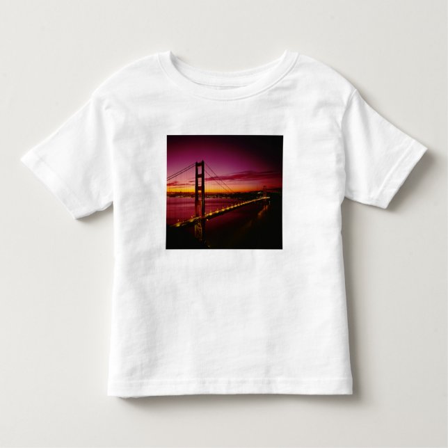 Camiseta De Bebé Golden Gate Bridge, San Francisco, California, 5 (Anverso)