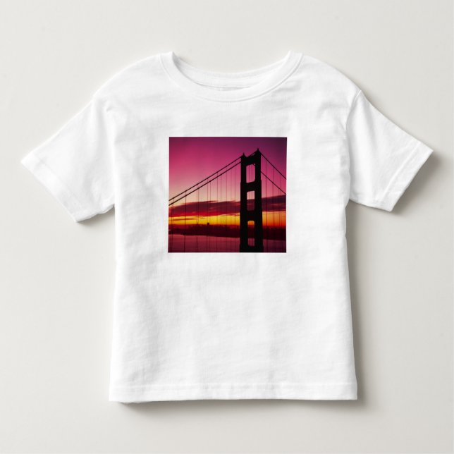 Camiseta De Bebé Golden Gate Bridge, San Francisco, California, 6 (Anverso)