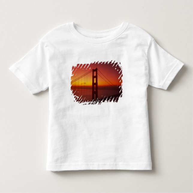 Camiseta De Bebé Golden Gate Bridge, San Francisco, California, 9 (Anverso)