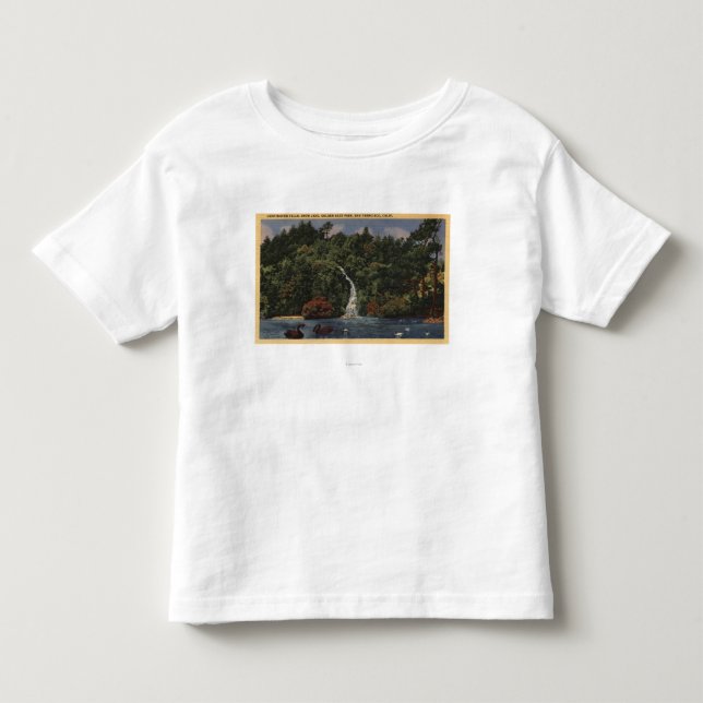 Camiseta De Bebé Golden Gate Park, caídas del lago stow, Huntington (Anverso)