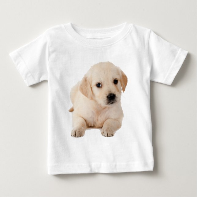 Camiseta De Bebé Golden Labrador Puppy (Anverso)