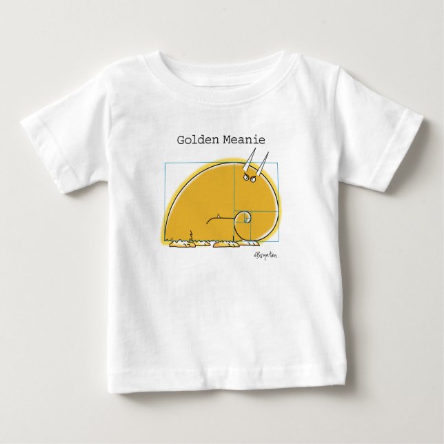 Camiseta De Bebé GOLDEN MEANIE por Boynton (Anverso)