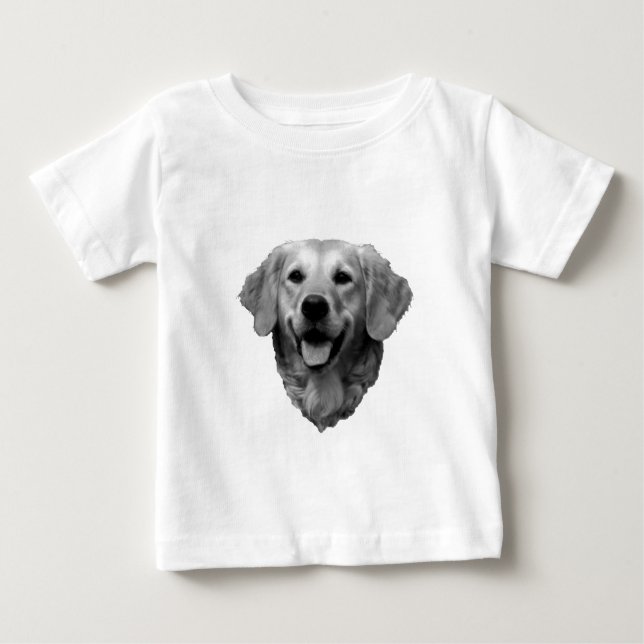 Camiseta De Bebé Golden retriever (Anverso)