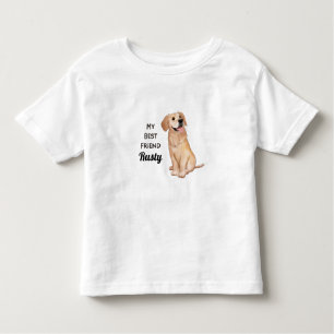 Camiseta De Bebé Golden Retriever My Best Friend Custom Name
