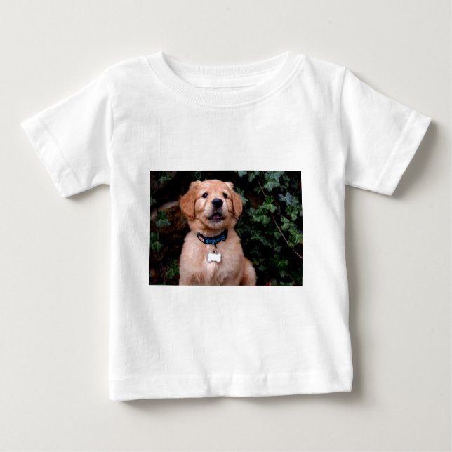 Camiseta De Bebé Golden Retriever Puppy (Anverso)