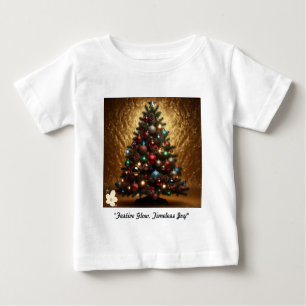 Camiseta De Bebé "Golden Winter Wonderland"