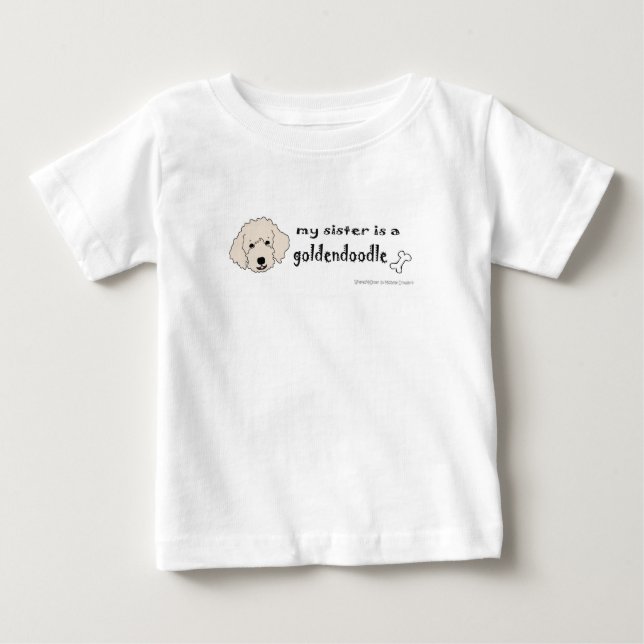 Camiseta De Bebé goldendoodle (Anverso)
