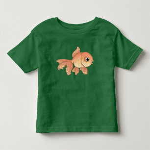Camiseta De Bebé Goldfish del dibujo animado