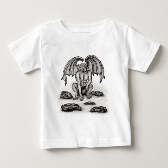Camiseta De Bebé Golem Gargoyle (Anverso)