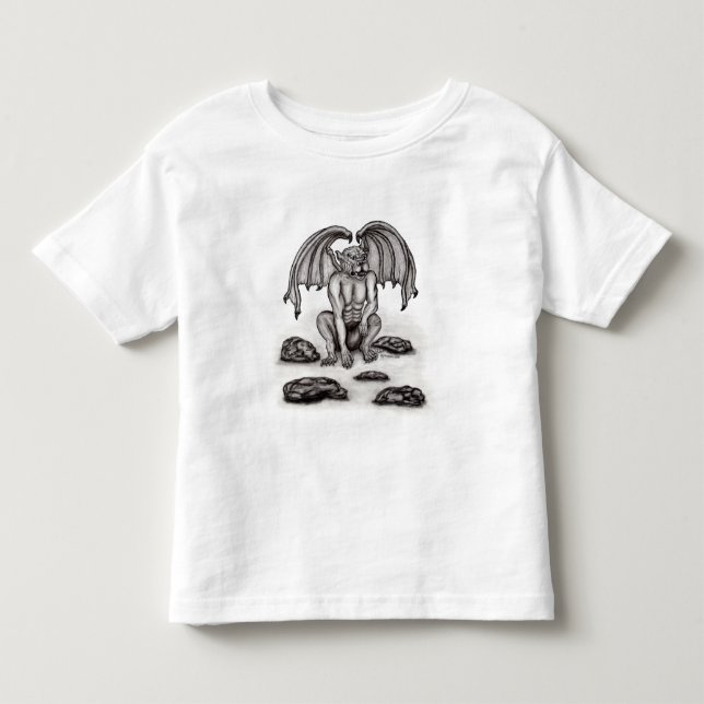 Camiseta De Bebé Golem Gargoyle (Anverso)