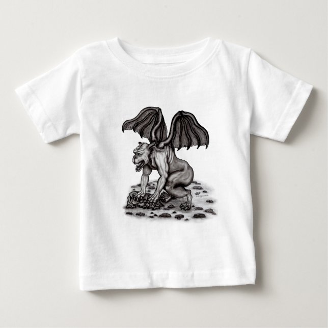 Camiseta De Bebé Golem Gargoyle (Anverso)