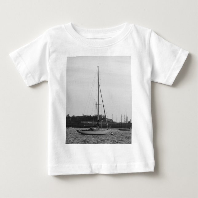 Camiseta De Bebé Goleta clásica (Anverso)