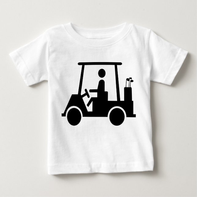 Camiseta De Bebé Golf Buggy (Anverso)