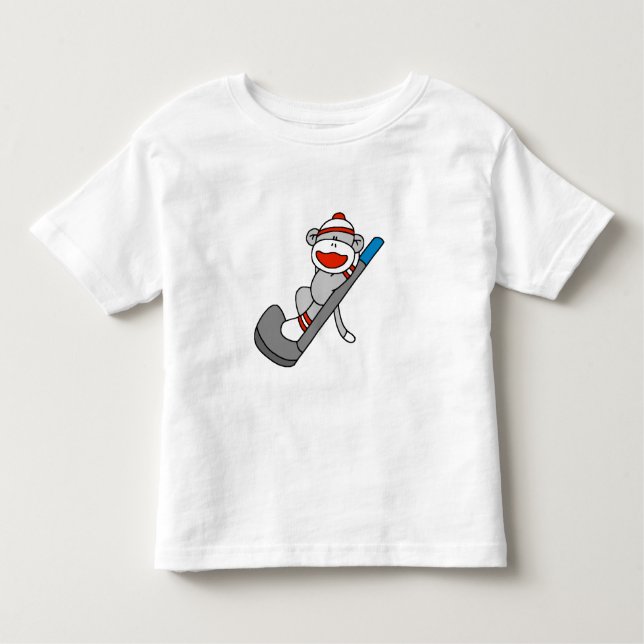 Camiseta De Bebé Golf del mono del calcetín (Anverso)