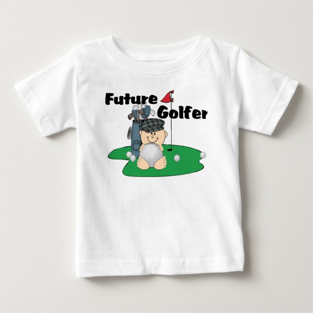 Camiseta De Bebé Golfista futuro (Anverso)