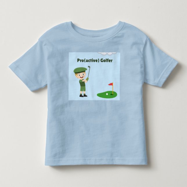 Camiseta De Bebé Golfista Pro(activo)  (Anverso)