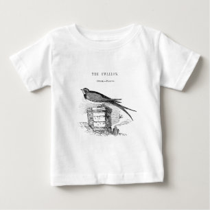 Camiseta De Bebé Golondrina vintage