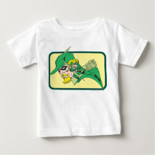 Camiseta De Bebé Golpe de cabeza de flecha verde