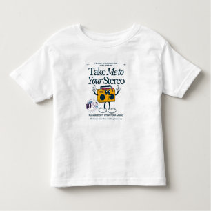 Camiseta De Bebé Golpea 105.5 la parte superior del niño pequeño