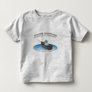 Camiseta De Bebé Gone Fishin'