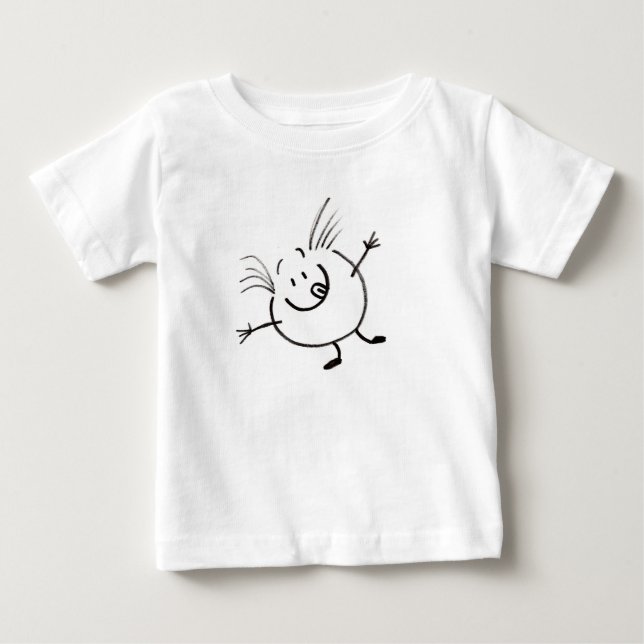 Camiseta De Bebé Goofy Doodle Guy Infant T-Shirt (Anverso)