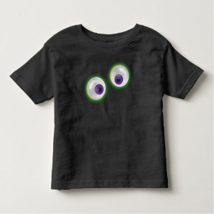 Camiseta De Bebé Goofy Personalizado Ghost Eyeballs Eyes Halloween