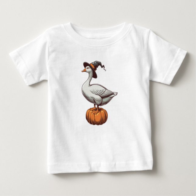 Camiseta De Bebé Goose Witch (Anverso)