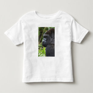 Camiseta De Bebé Gorila de llanura de espalda plateada, gorila caut